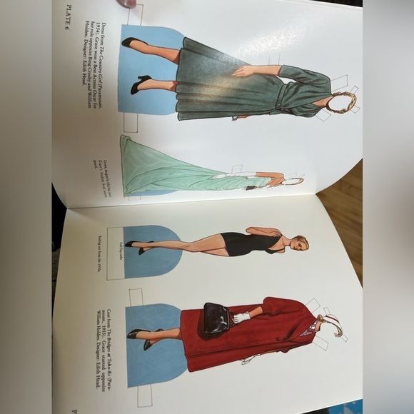 Grace Kelly Paper Dolls in Full Color by Tom Tierney uncut - Picture 7 of 7